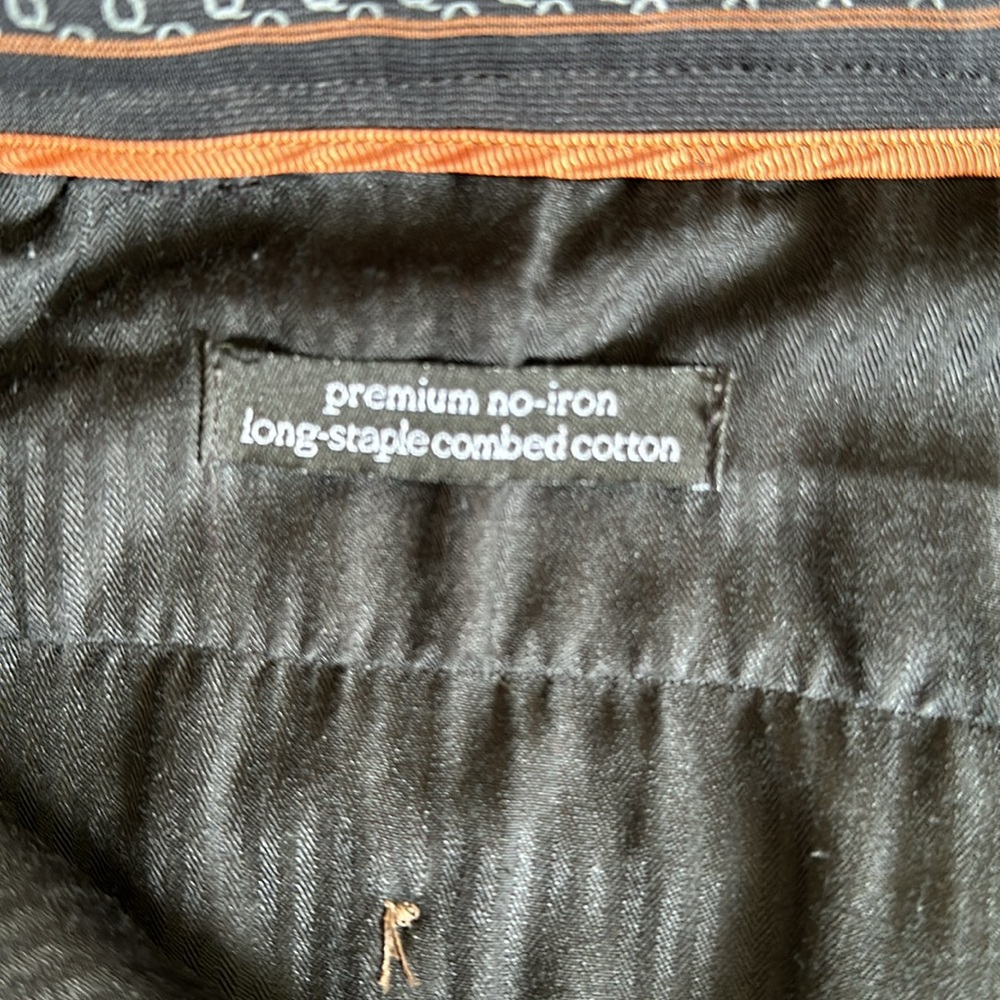 3/$15 HAGGAR PREMIUM NO-IRON BLACK MENS PANTS 38x34 - 4 Pockets Crease like new! - Picture 5 of 8